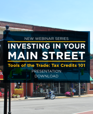 Main Street Webinar 1: Tools of the Trade