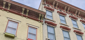 Buildings surrounding Findlay Market in Cincinnati and the subjects of the Findlay Parkside project.