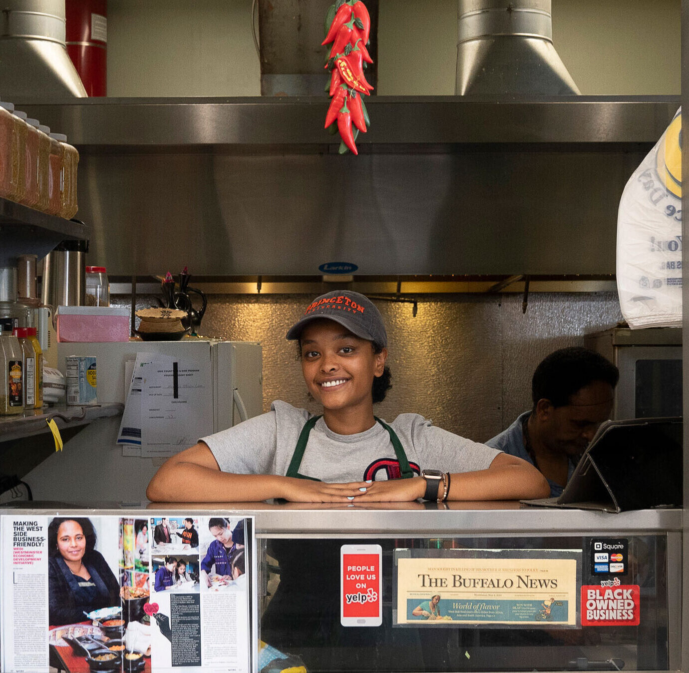 An Ethiopian restaurant startup supported at the Westside Bazaar in Buffalo, NY - a New Markets Tax Credit Investment by NTCIC